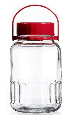 Банка с красной крышкой Харвест 3000 мл 80005 